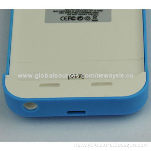 2,700mAh Power Bank Case for iPhone 5C/5/5S, in Different Colors